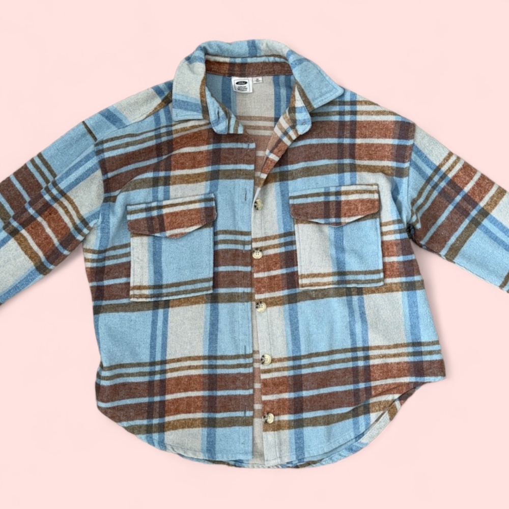 Vintage Ford Bronco Plaid Fleece Jacket